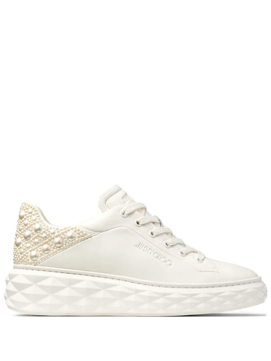 Jimmy Choo Diamond Maxi Pearl-Embellished