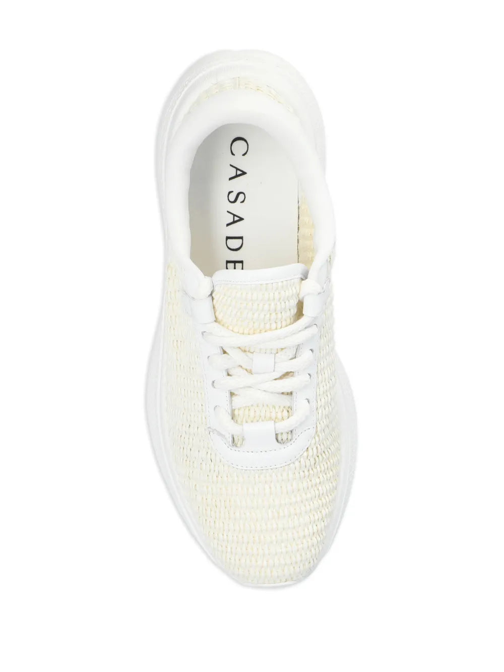 Casadei Mia Woven-Design Leather