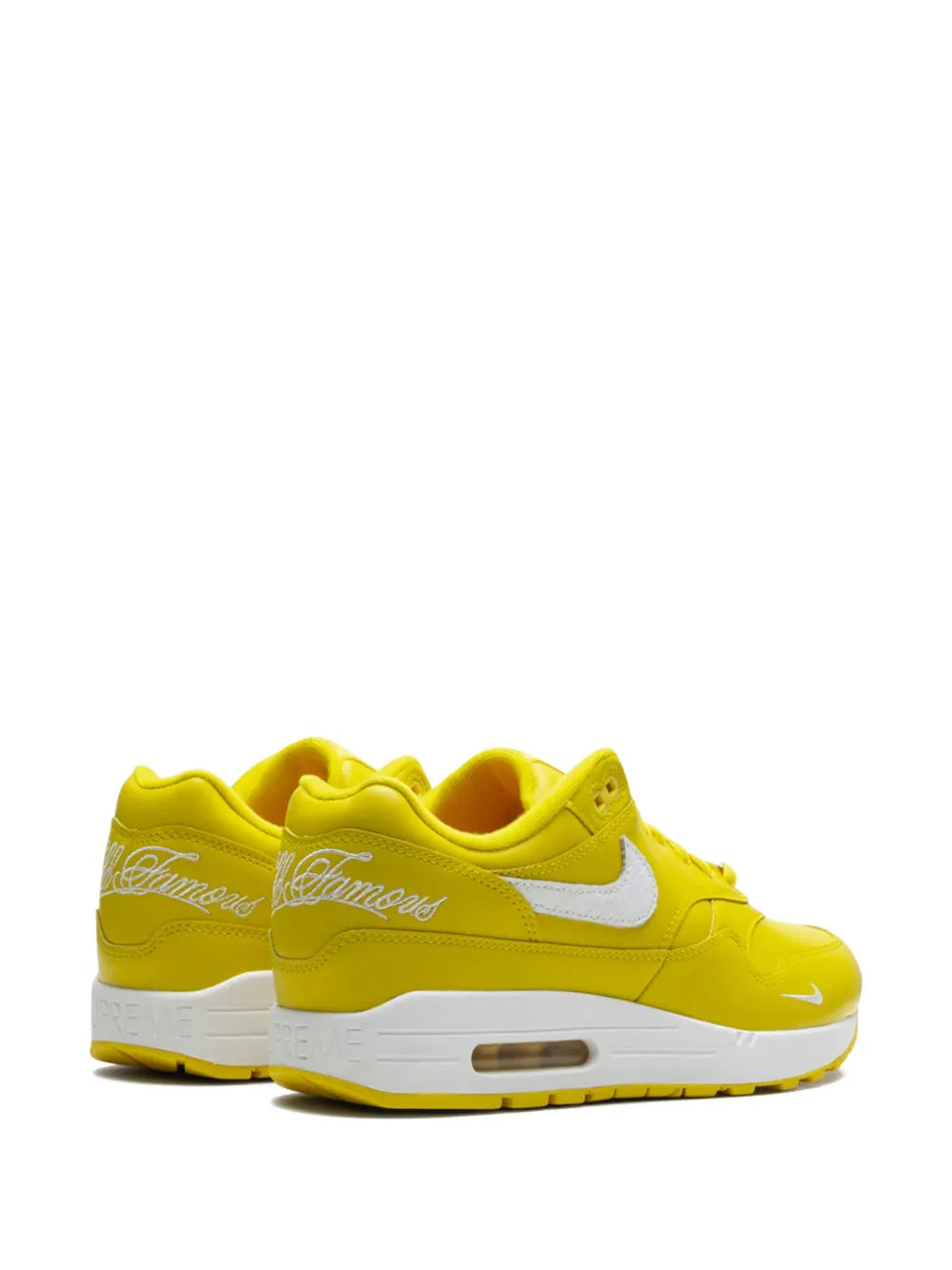 Nike X Supreme Air Max 1 87 Sp Speed Yellow/White Sneakers