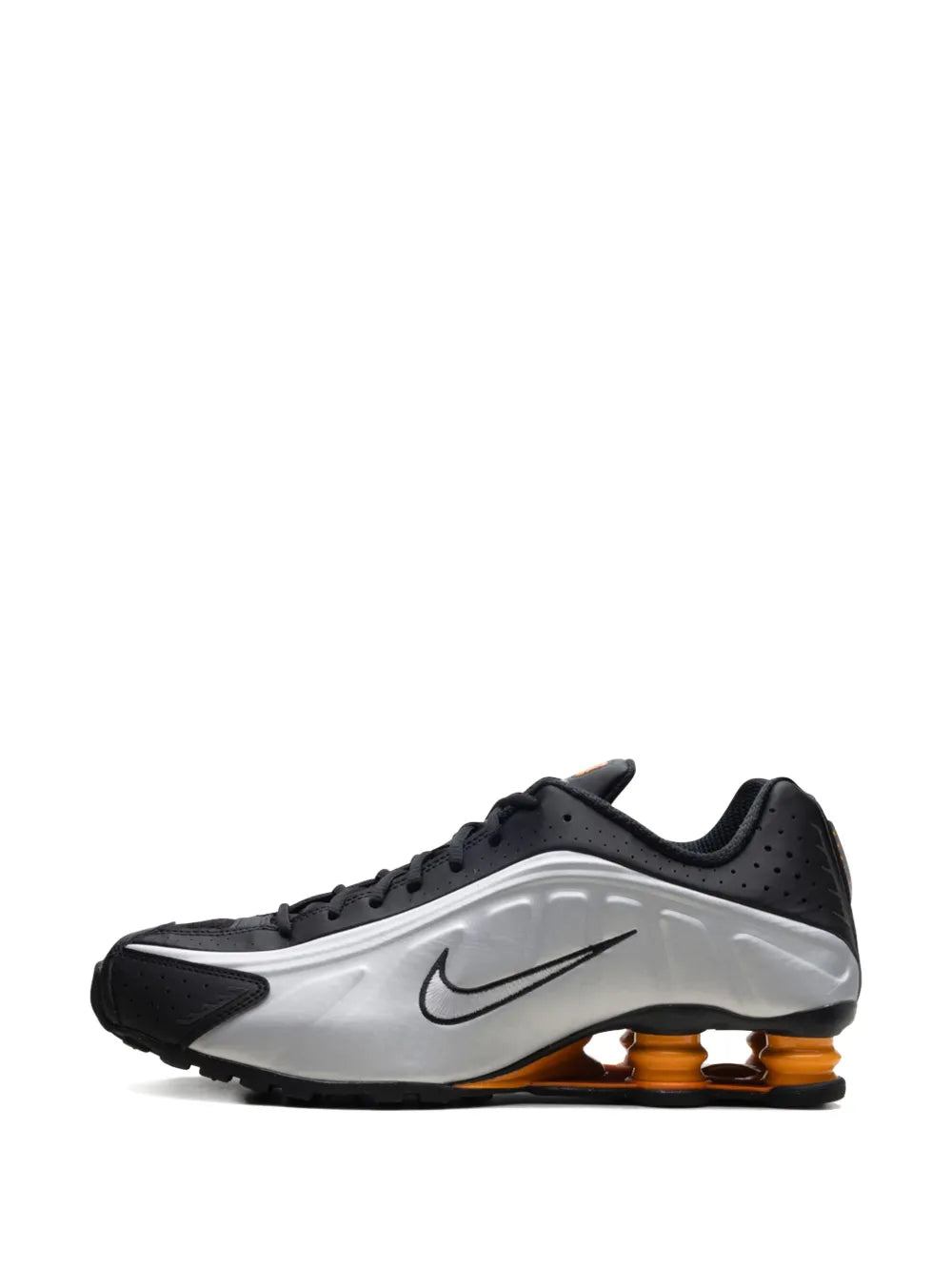 Nike Shox R4 Black/Vast Grey/Bright Mandarin/Metallic Silver Sneakers