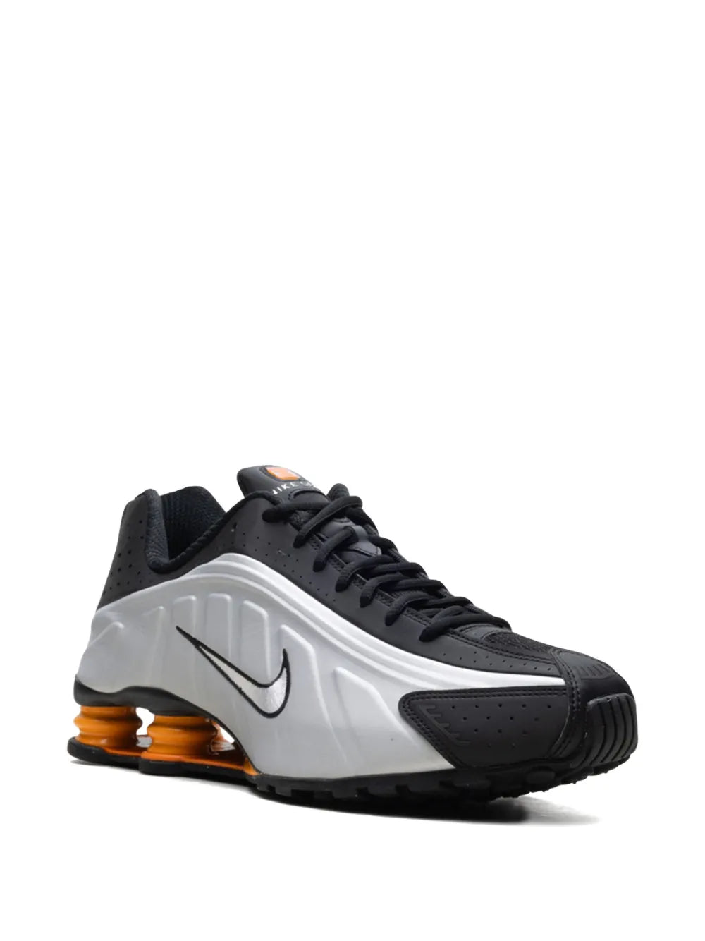 Nike Shox R4 Black/Vast Grey/Bright Mandarin/Metallic Silver Sneakers