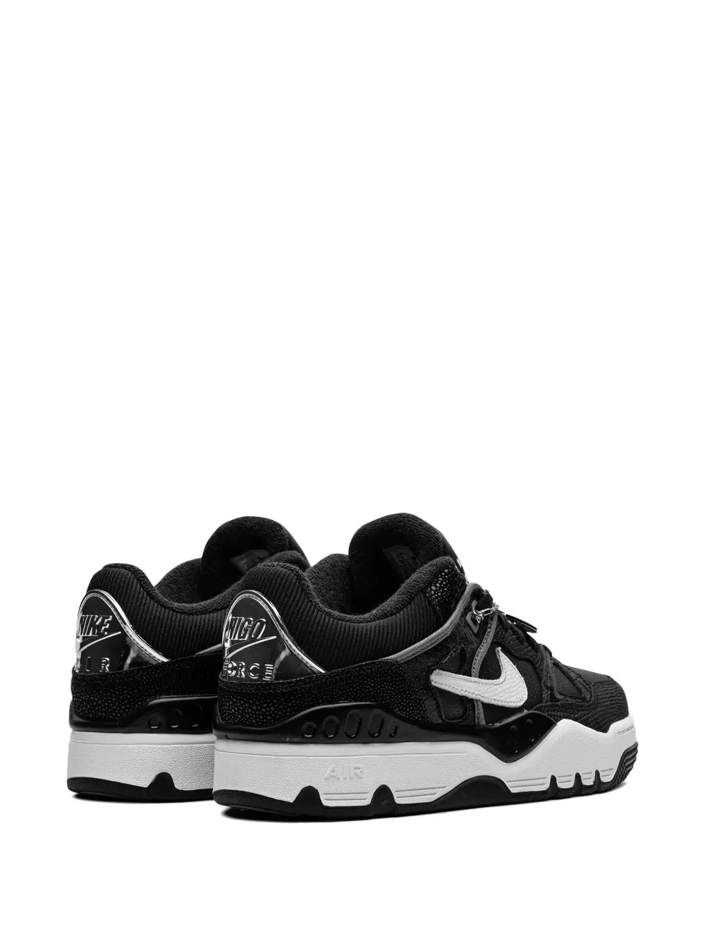 Nike X Nigo Air Force 3 Sp Black/White/Smoke Grey/Metallic Platinum Sneakers