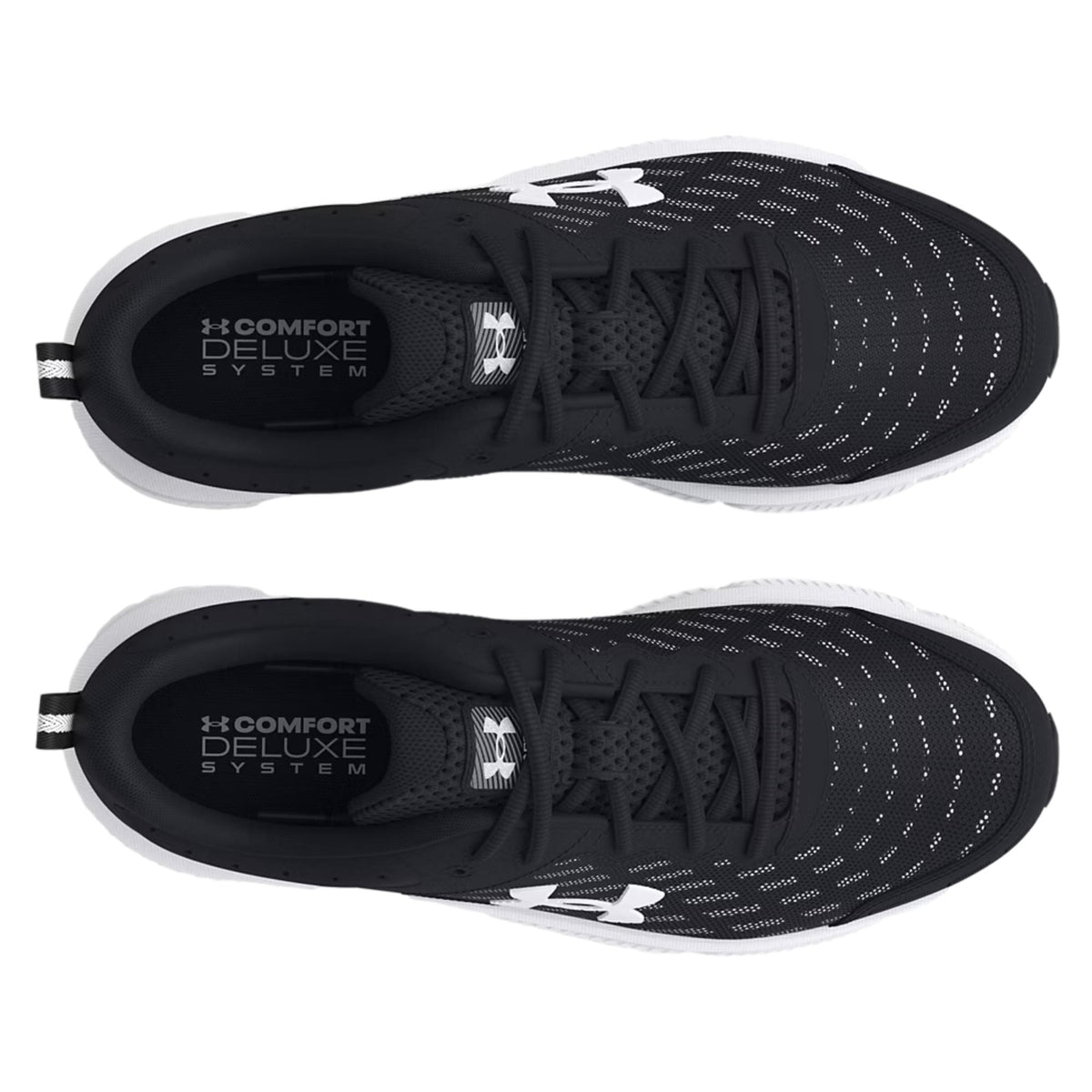 Under Armour Charged Assert 10 Black / White  3026175-001 Men's
