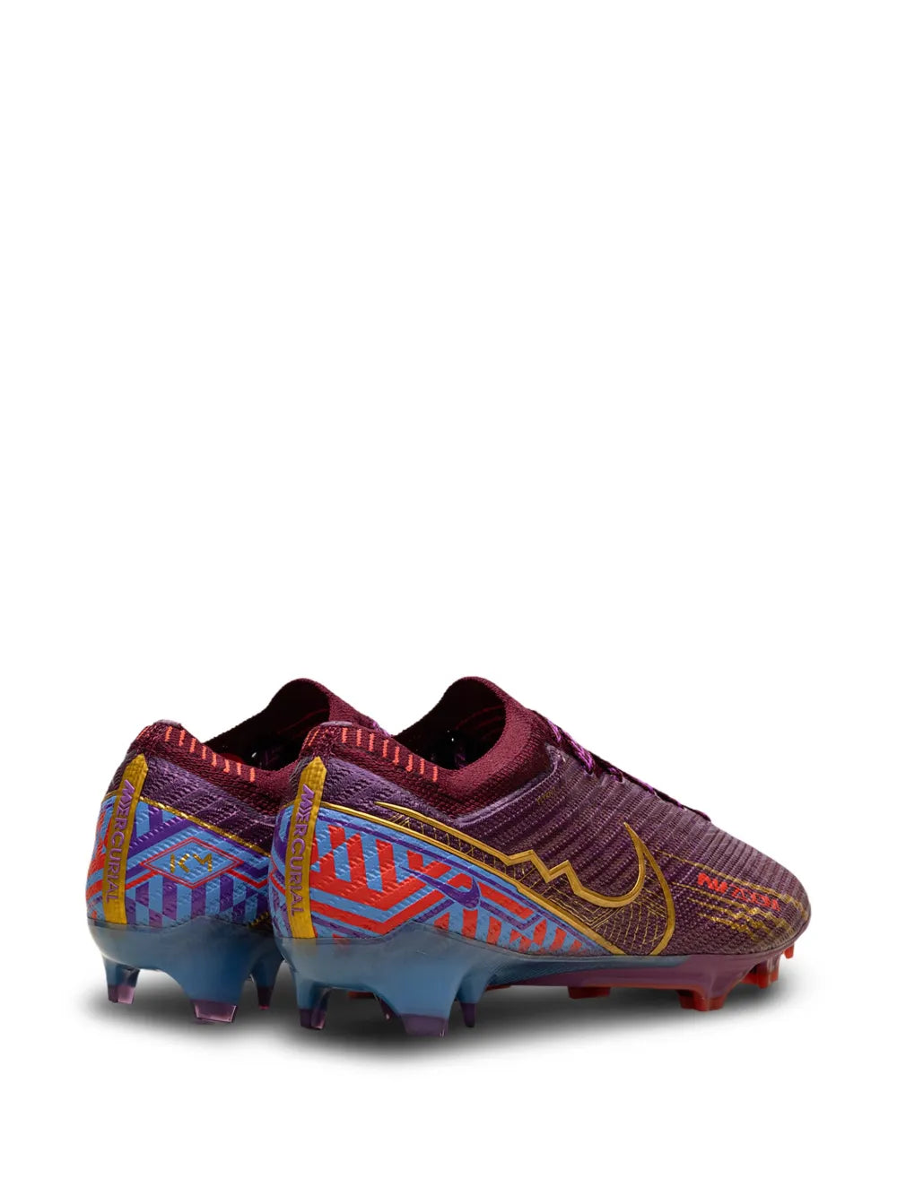 Nike Zoom Mercurial Vapor 15 Elite Km Fg Cleats Mbappe Dark Beetroot Sneakers