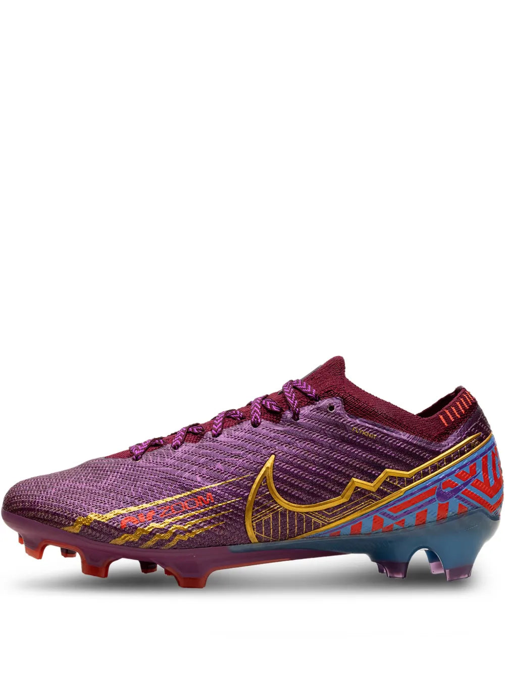 Nike Zoom Mercurial Vapor 15 Elite Km Fg Cleats Mbappe Dark Beetroot Sneakers