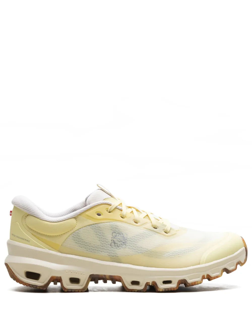 On Running Cloudventure 2 Loewe Yellow Tan Grey Sneakers