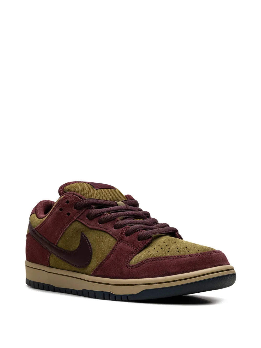 Nike Sb Dunk Low Burgundy Crush/Olive Flak Sneakers