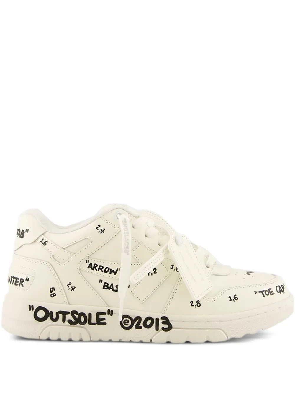 Off-White Out Of Office Leather Sneakers