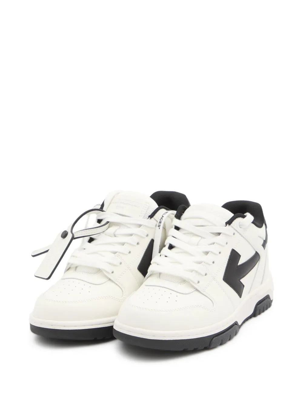 Off-White Out Of Office Arrow-Logo Leather Sneakers