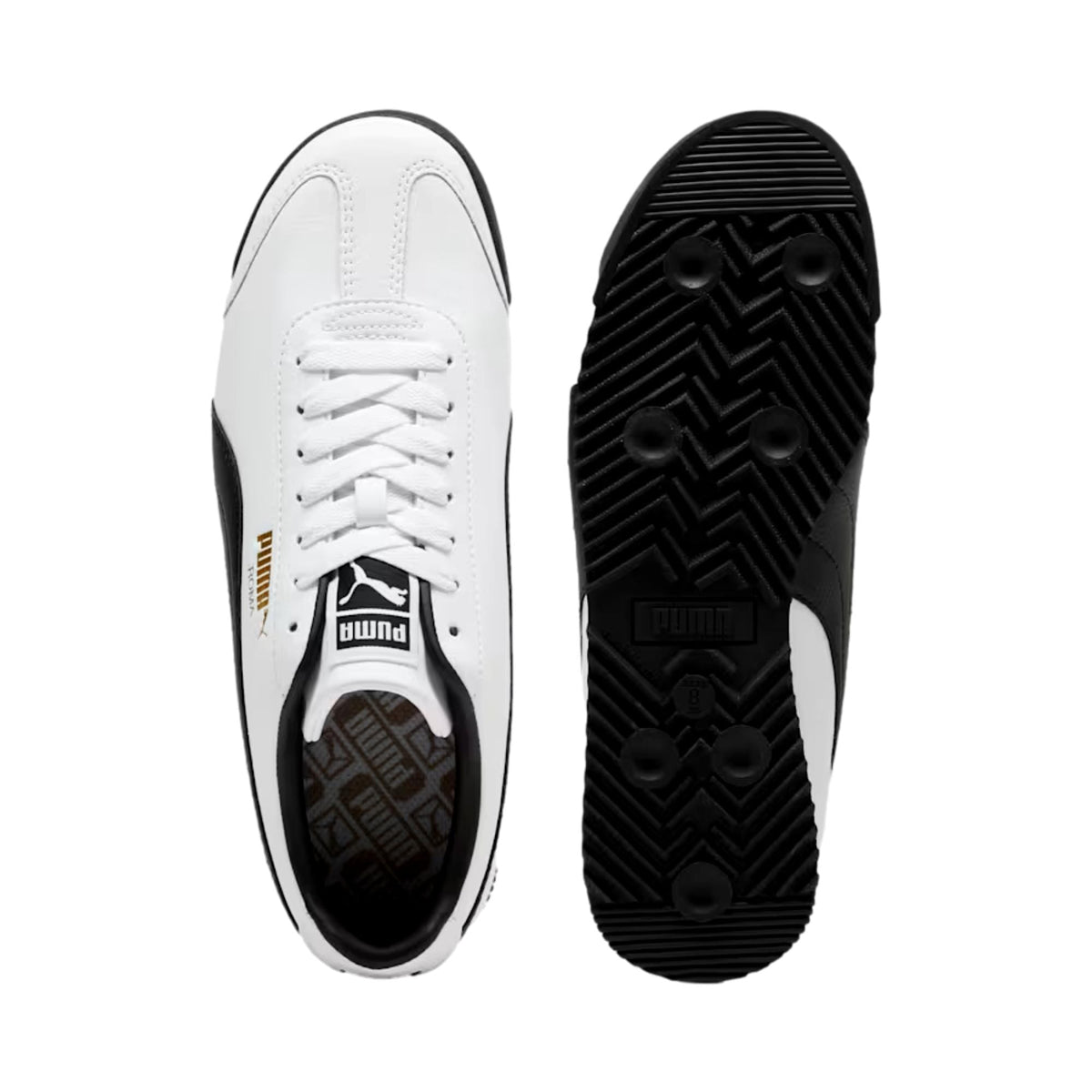 Puma Roma 24 Standard Puma White - Puma Black  396868-01 Men's