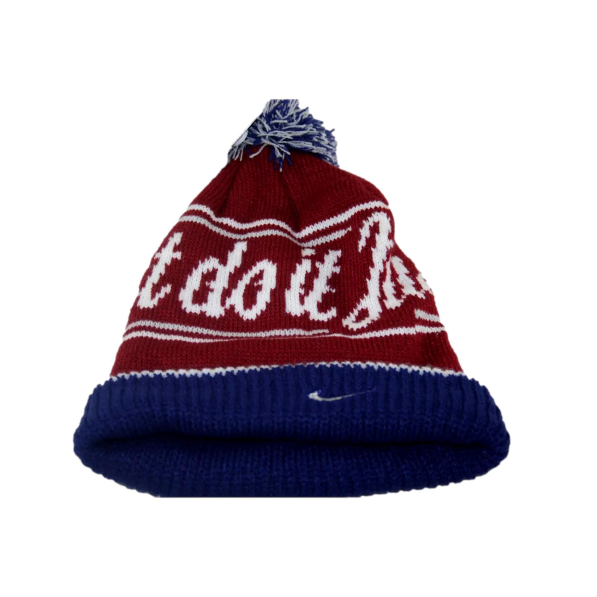 Nike Just Do It Beanie Red/Blue-White  632116-677 Unisex