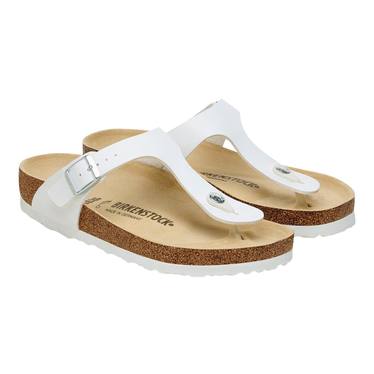 Birkenstock Gizeh BS White  745531 Women's