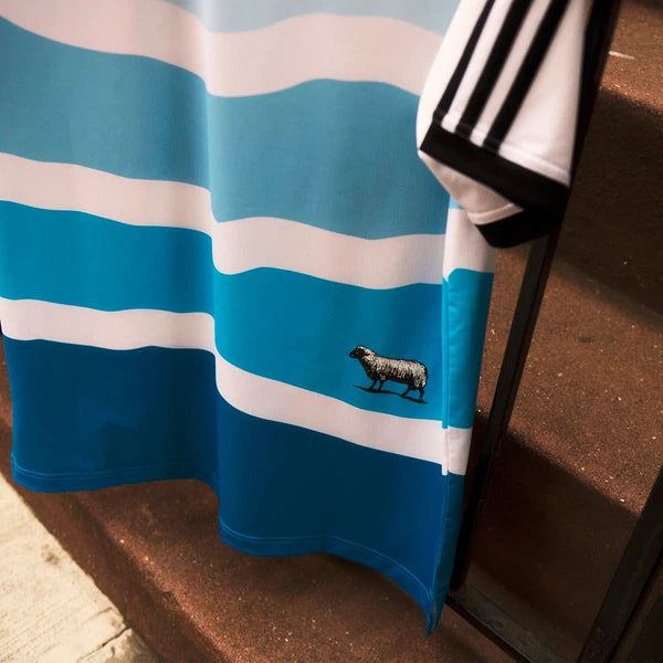 Adidas x Charlotte FC x Black Sheep Skate Top White - Ice Blue - Clear Blue - Bright Cyan