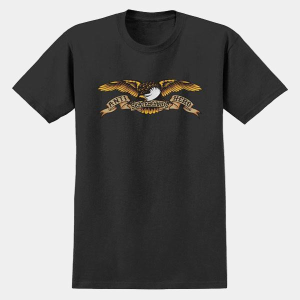 Anti Hero Skateboards Eagle Tee Black