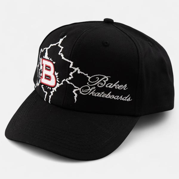 Baker Skateboards Electrified B Snapback Hat Black