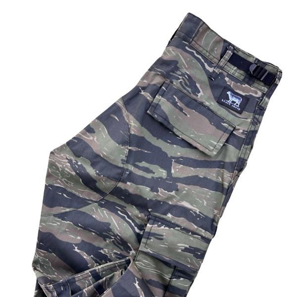 Black Sheep Cargo Skate Pants - Tiger Stripe Camo