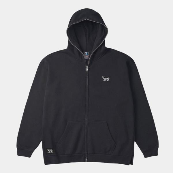Black Sheep Icon Heavy Weight Full Zip Hoody Black