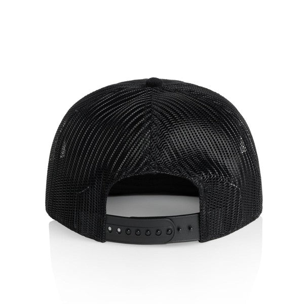 Black Sheep Icon Label Mesh Trucker Hat Black Corduroy
