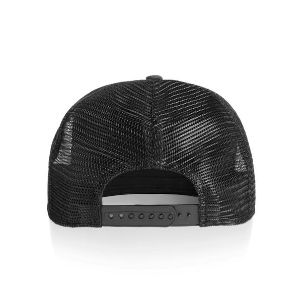 Black Sheep Icon Label Mesh Trucker Hat Faded Black