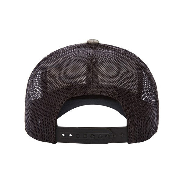 Black Sheep Icon Label Mesh Trucker Hat Realtree Camo Edge Brown