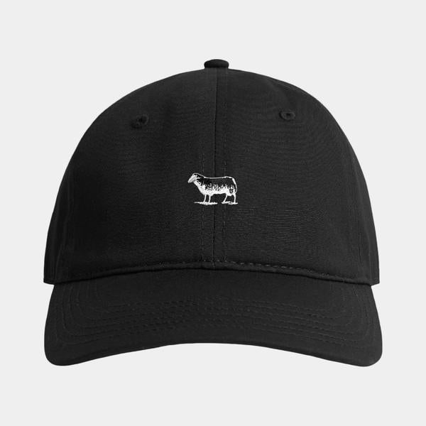 Black Sheep Icon Unstructured Dad Hat Black
