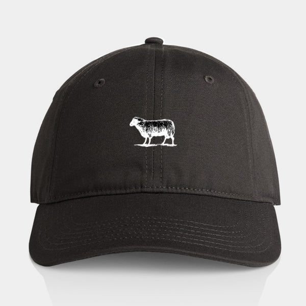 Black Sheep Icon Unstructured Dad Hat Coal
