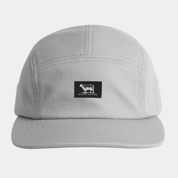 Black Sheep Label 5 Panel Hat Storm Grey