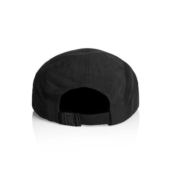 Black Sheep Label Active Nylon 5 Panel Hat Black