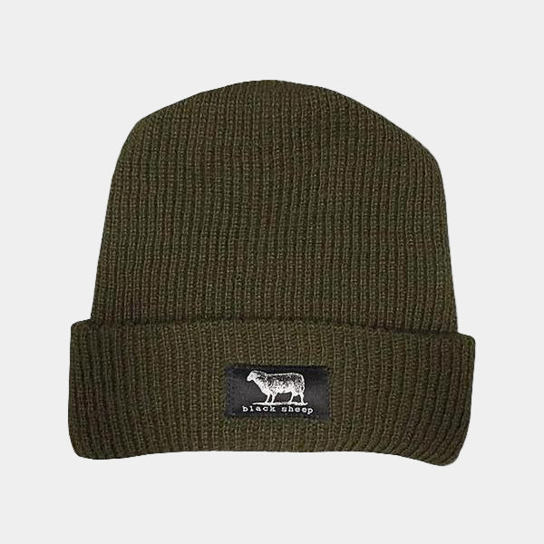 Black Sheep Label Series Cuff Beanie Olive Drab