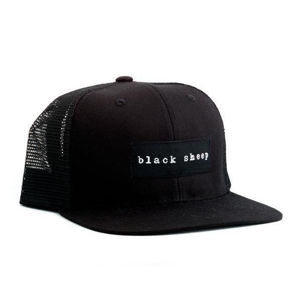 Black Sheep Label Series Mesh Trucker Hat Black