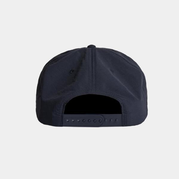 Black Sheep Nylon  Rope "Surf Cap" Snapback Hat Navy - White