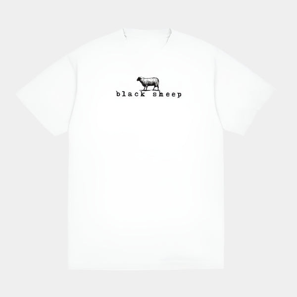 Black Sheep OG Logo Tee White - Black