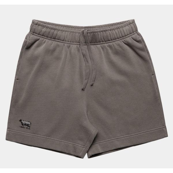 Black Sheep Relax Faded Track Shorts 18" Faded Grey