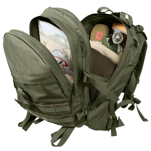Black Sheep Tactical Backpack Large Black - Olive Drab