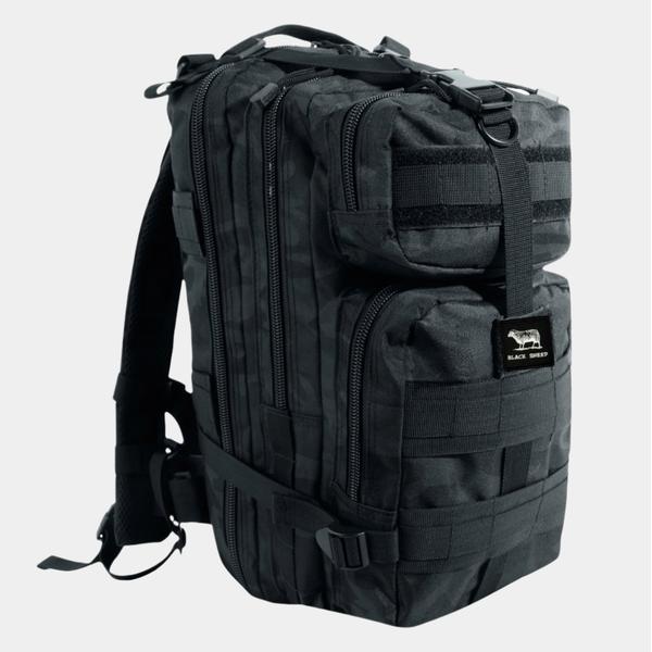 Black Sheep Tactical Backpack Medium Midnight Black Camo