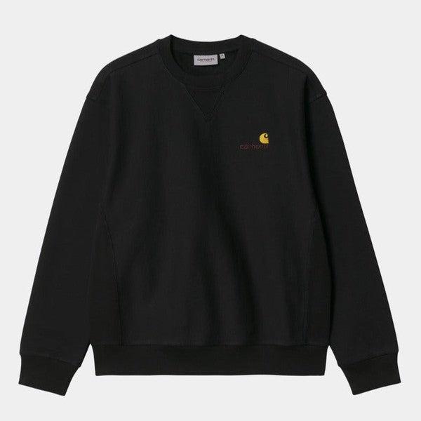 Carhartt WIP American Script Crewneck Sweatshirt Black