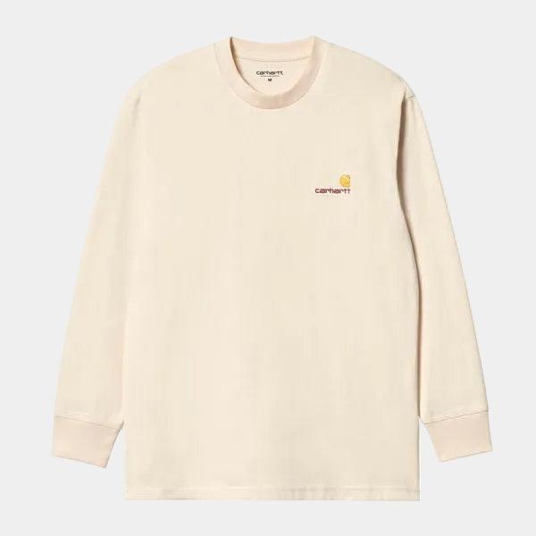 Carhartt WIP American Script Long Sleeve T-Shirt Natural
