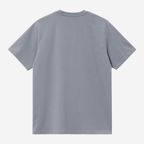 Carhartt WIP American Script T-Shirt Shady Blue