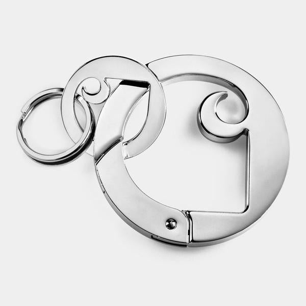 Carhartt WIP Charms Carabiner Keychain Silver