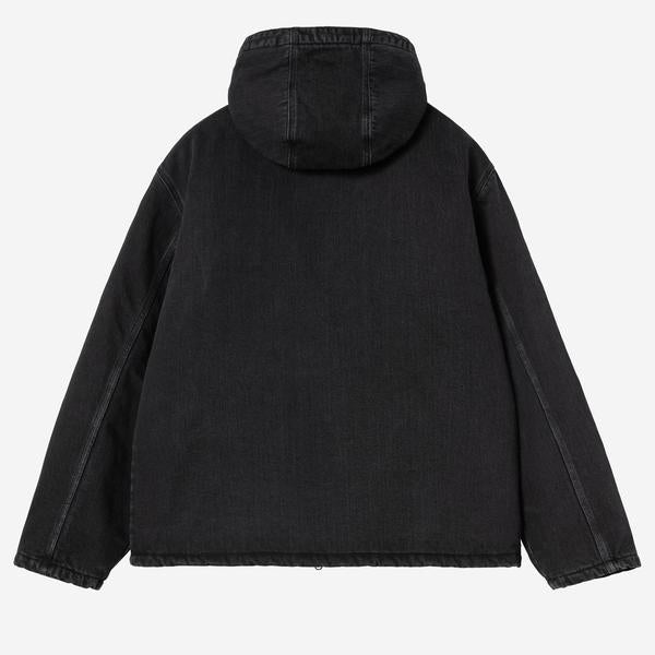 Carhartt WIP Cleveland Denim Jacket Black Stone Washed