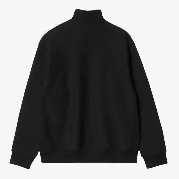 Carhartt WIP Half Zip American Script Sweatshirt Black