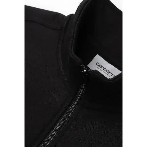 Carhartt WIP Half Zip American Script Sweatshirt Black