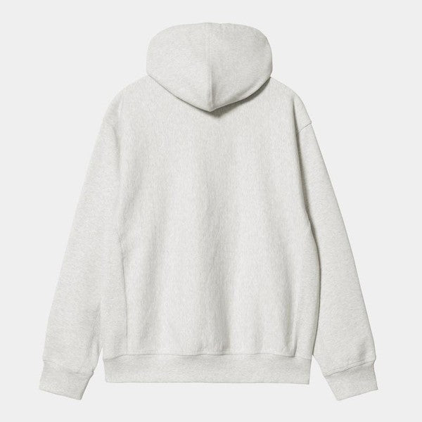 Carhartt WIP Hooded American Script Sweatshirt Ash Heather