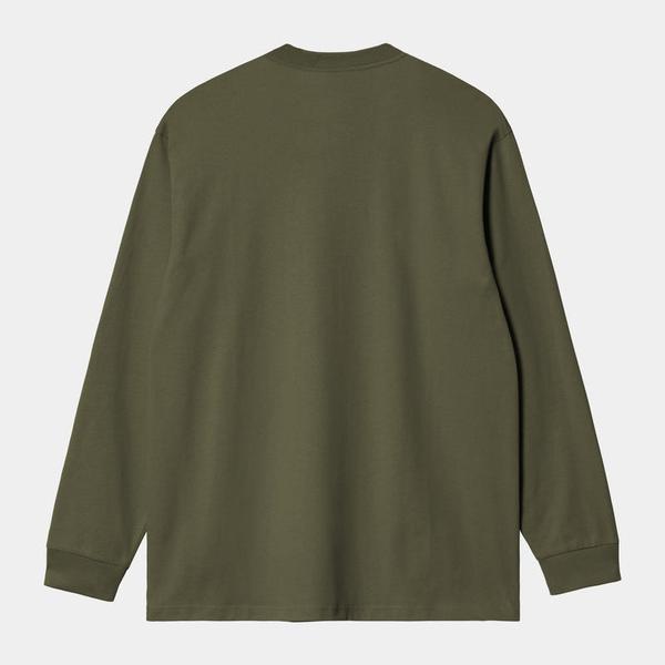 Carhartt WIP Long Sleeve Pocket T-Shirt Dollar Green
