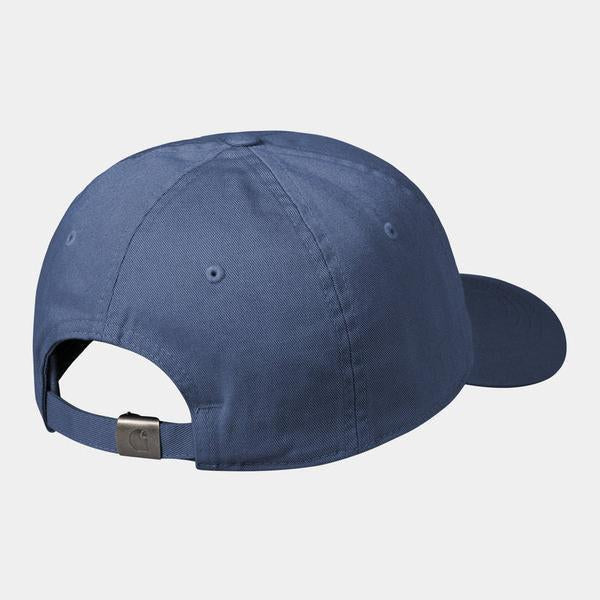 Carhartt WIP Madison Cap Blue Iris - White