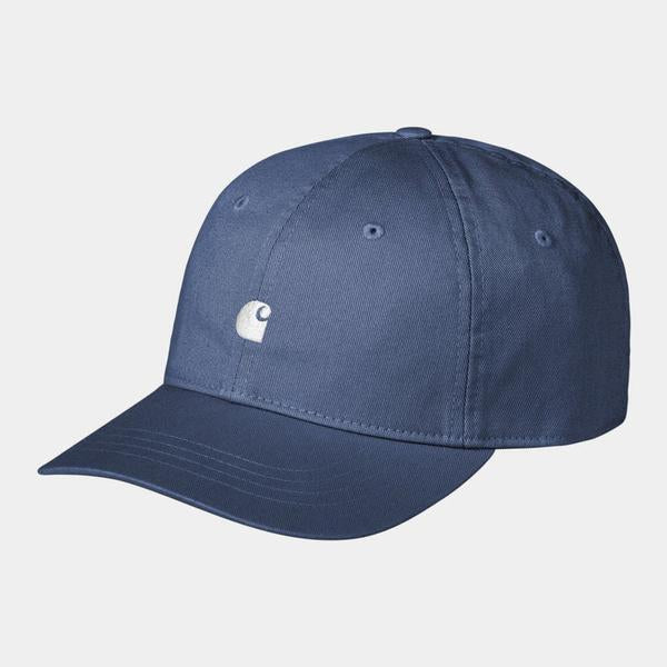 Carhartt WIP Madison Cap Blue Iris - White