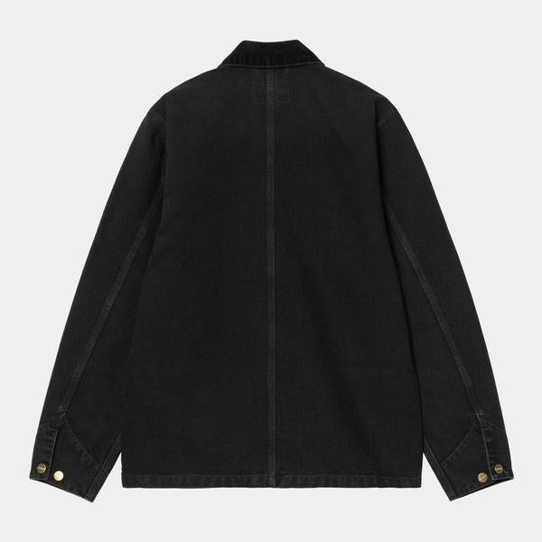 Carhartt WIP Michigan Coat Spring Stone Canvas Black - Black