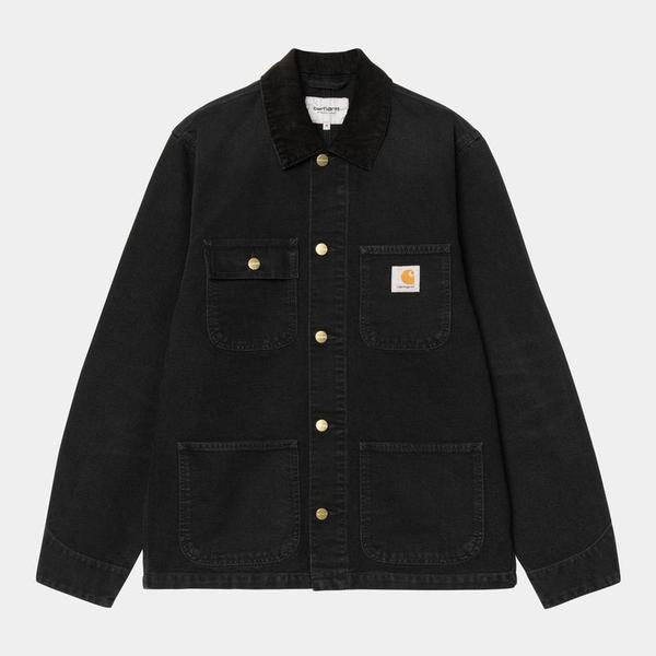 Carhartt WIP Michigan Coat Spring Stone Canvas Black - Black