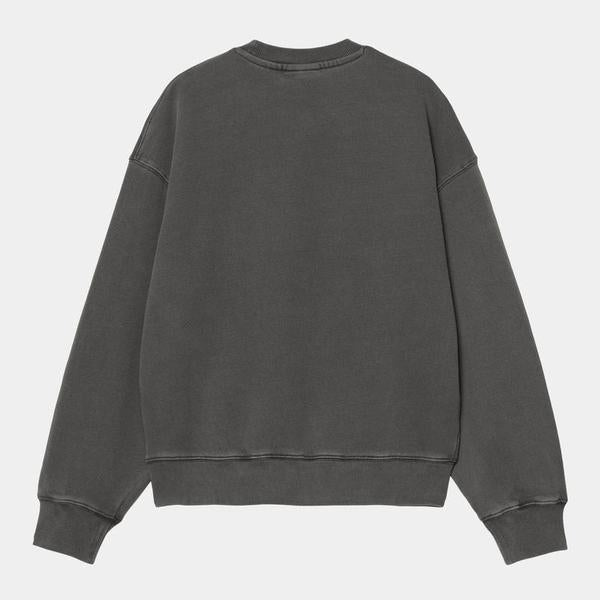 Carhartt WIP Nelson Crewneck Sweatshirt Garment Dyed Graphite