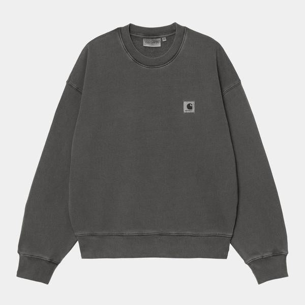 Carhartt WIP Nelson Crewneck Sweatshirt Garment Dyed Graphite